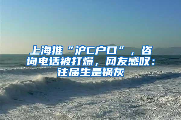 上海推“沪C户口”，咨询电话被打爆，网友感叹：往届生是锅灰