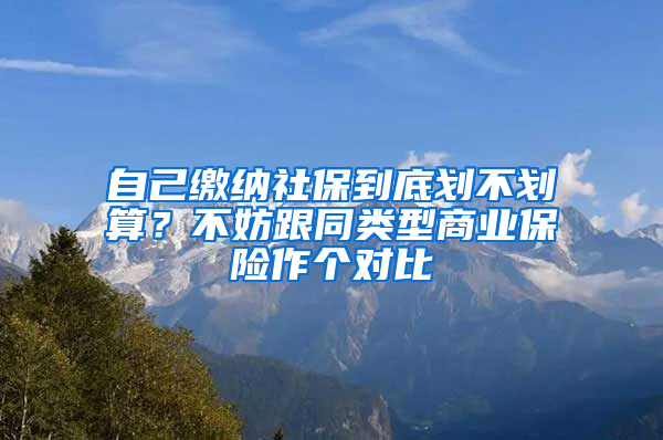 自己缴纳社保到底划不划算？不妨跟同类型商业保险作个对比