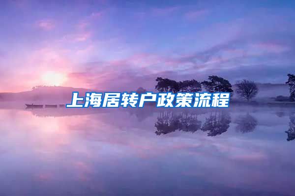 上海居转户政策流程