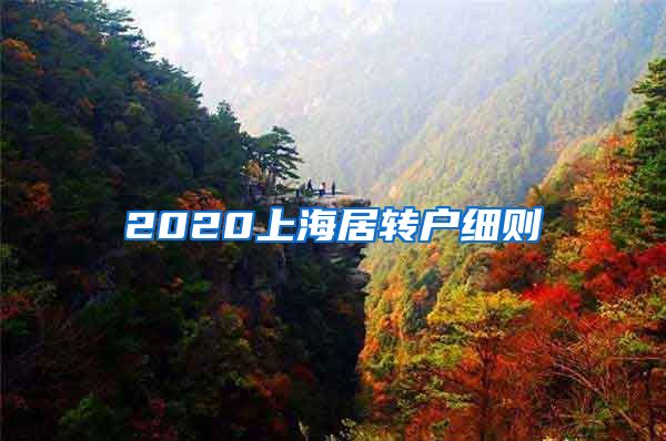 2020上海居转户细则