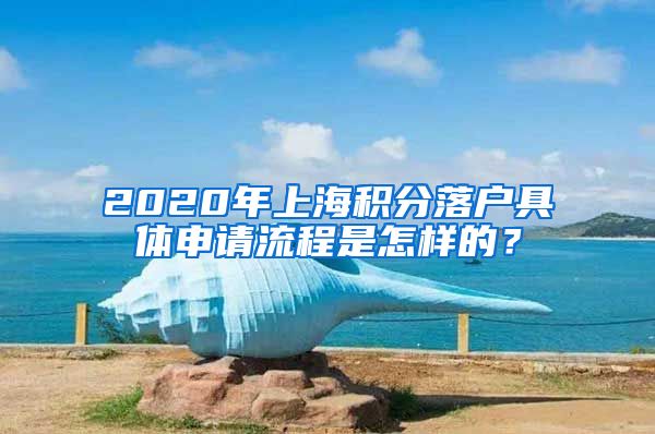 2020年上海积分落户具体申请流程是怎样的？