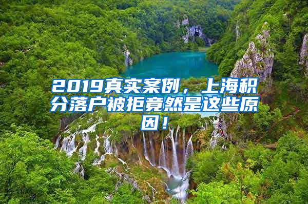 2019真实案例，上海积分落户被拒竟然是这些原因！