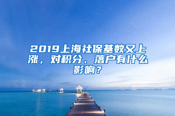 2019上海社保基数又上涨，对积分、落户有什么影响？