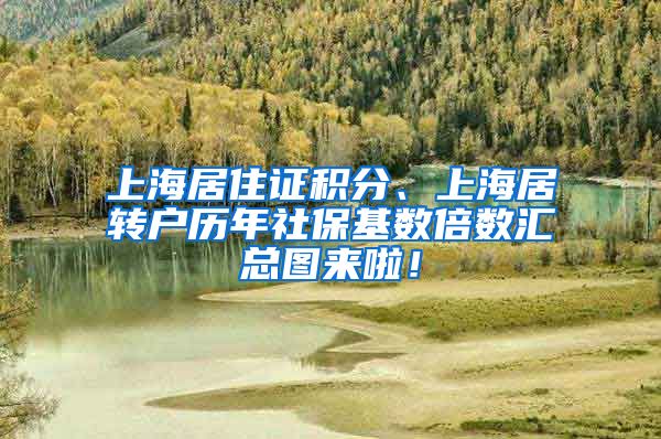 上海居住证积分、上海居转户历年社保基数倍数汇总图来啦！