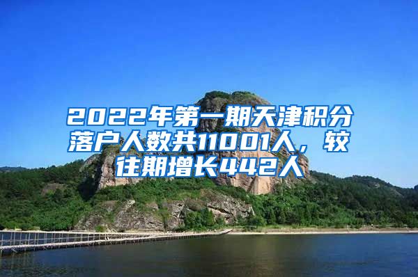 2022年第一期天津积分落户人数共11001人，较往期增长442人