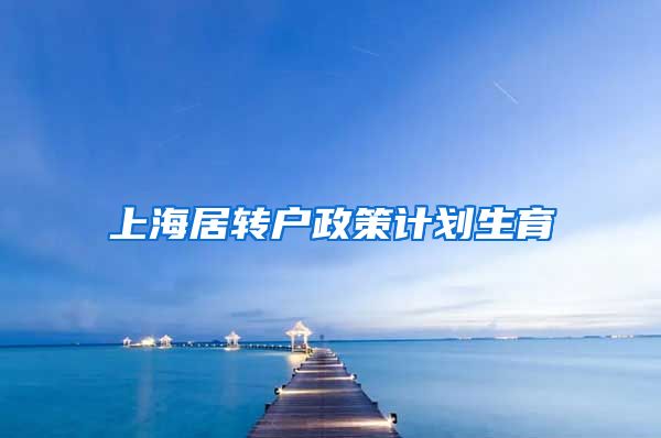 上海居转户政策计划生育