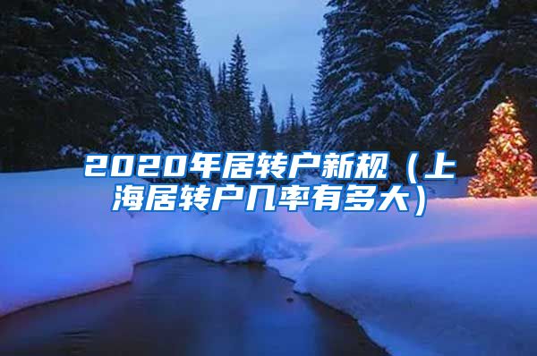 2020年居转户新规（上海居转户几率有多大）