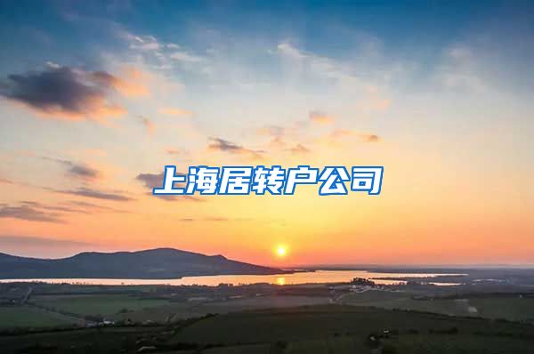 上海居转户公司