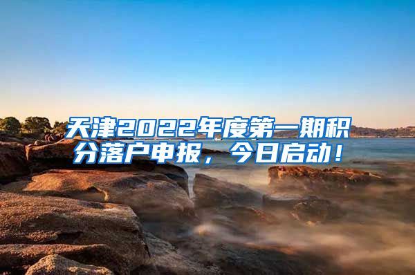 天津2022年度第一期积分落户申报，今日启动！