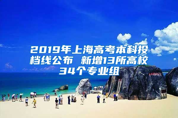 2019年上海高考本科投档线公布 新增13所高校34个专业组