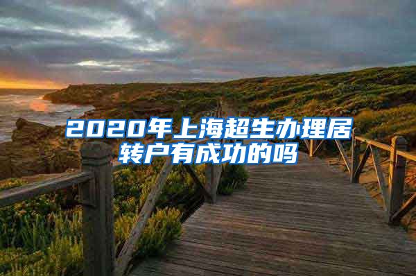 2020年上海超生办理居转户有成功的吗